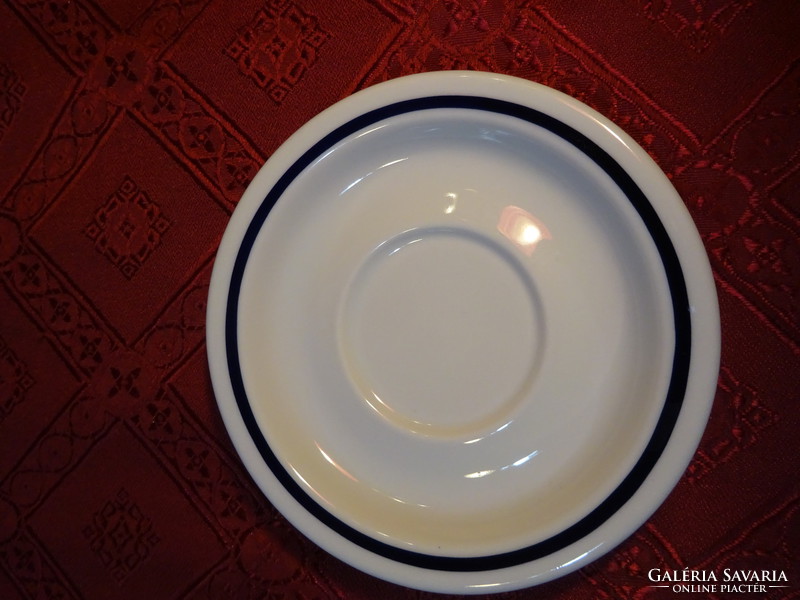 Great Plain porcelain, blue striped coffee cup placemat, diameter 13 cm. He has!