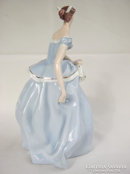 Royal dux porcelain girl large size