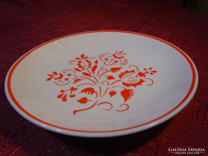 Hollóház porcelain, hand-painted mini wall plate, diameter 15 cm. He has!