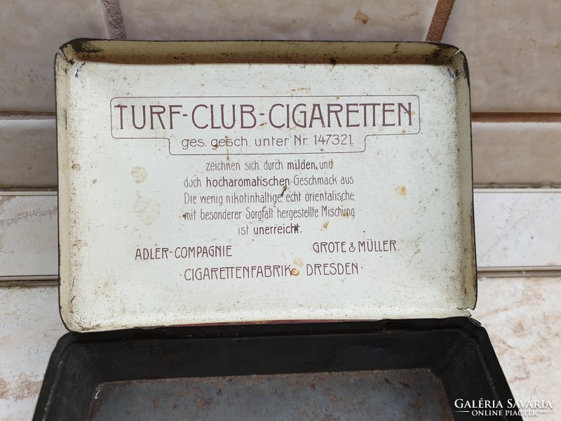 Antik fém dohánytartó doboz eladó!