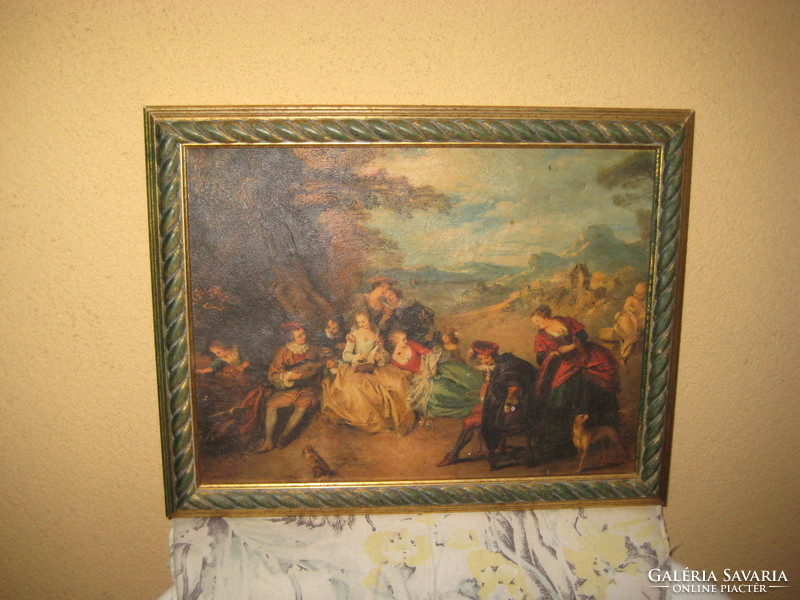 A nice copy of the mural, but it can still be an ornament to the apartment with a frame of 41 x 31 cm and 47 x 37 cm
