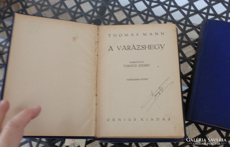 Thomas Mann : A varázshegy 1-4.kötet / Genius Kiadás