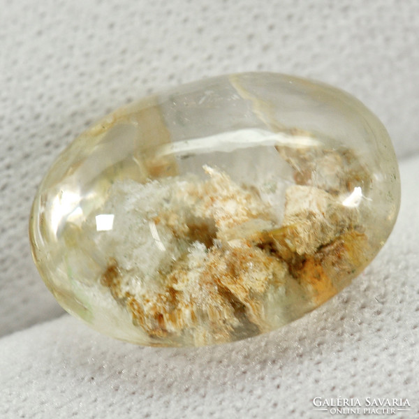 Real, 100% product. Special multi-color moss quartz gemstone 10.10ct - st. (Near translucent)