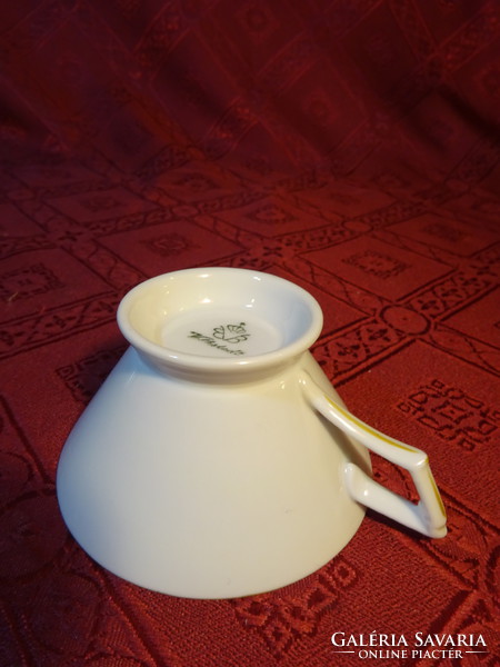 Volkstedt German porcelain coffee cup, top diameter 7.7 cm. He has!