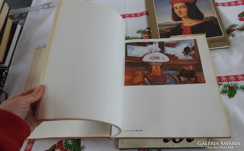 Festészeti könyvek _ Olasz reneszánsz portrék - Magyar festészet a XX. században - Tot