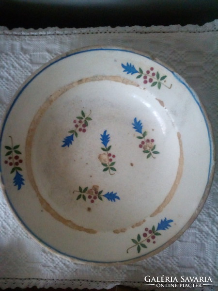 Antik apátfalvi tányér, falitányér