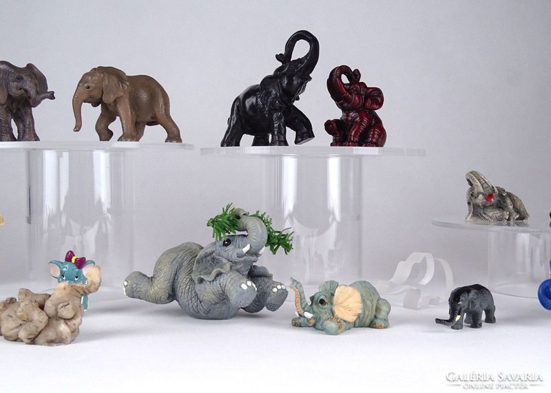 1C525 Kisméretű vegyes elefánt gyűjtemény 20 darab
