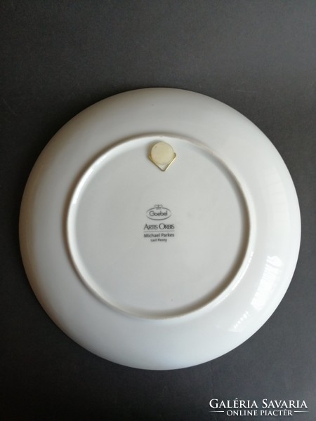 Rare goebel artis orbis michael parkes limited wall porcelain bowl- ep