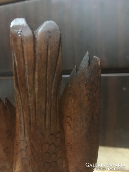 Feketerigó 100 éves kézi faragás