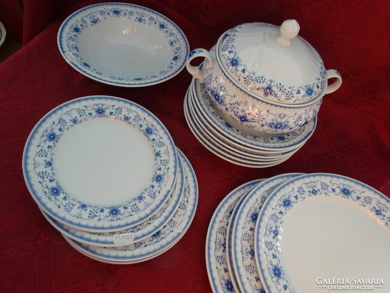 Eschenbach bavaria German porcelain tableware, antique, 16 pieces. He has!