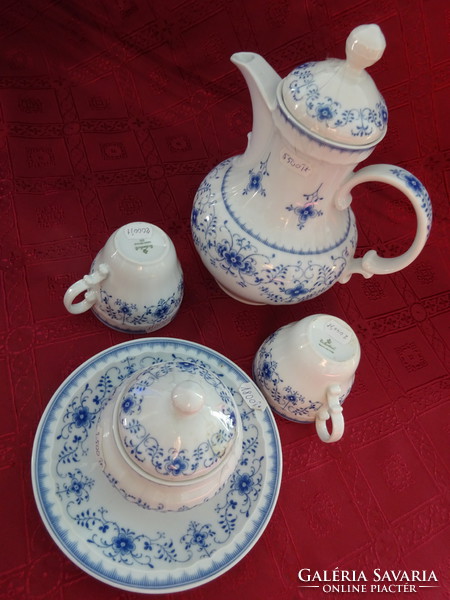 Eschenbach Bavaria német porcelán teáskészlet, antik. Vanneki!