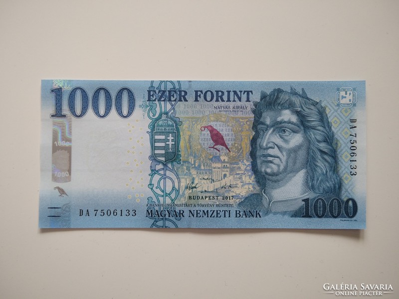 UNC 1000 forint 2017 DA