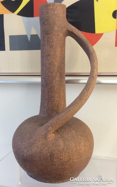 Impressive, 43 cm marked design vase from the 50s and 60s for interior designers. (modern)