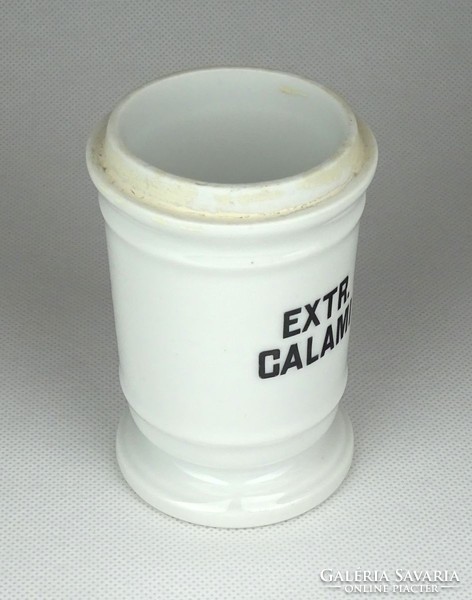 1C743 Régi Elbogen porcelán patika edény EXTR. CALAMI 1800-as évek!