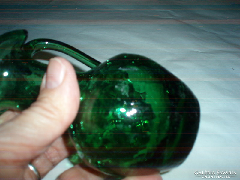 Vintage szakított kis művészi üveg dugójával