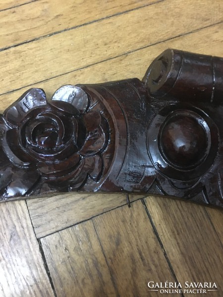 Beautiful baroque rose hand-carved furniture ornament