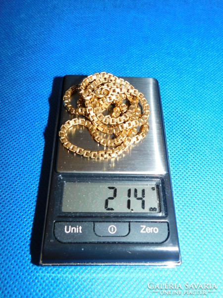 Gold 18k cube chain 21.4 Gr