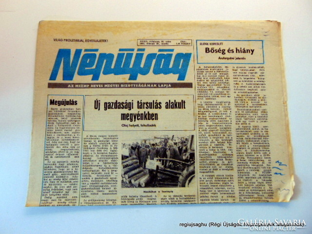 1984 2 29  /       Népújság  /  Ssz.:  17862