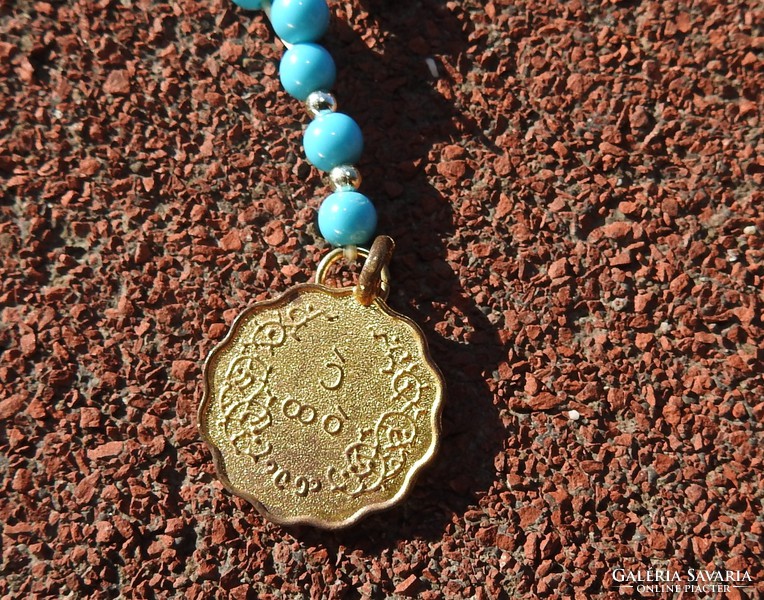 Turquoise rosary - string of beads