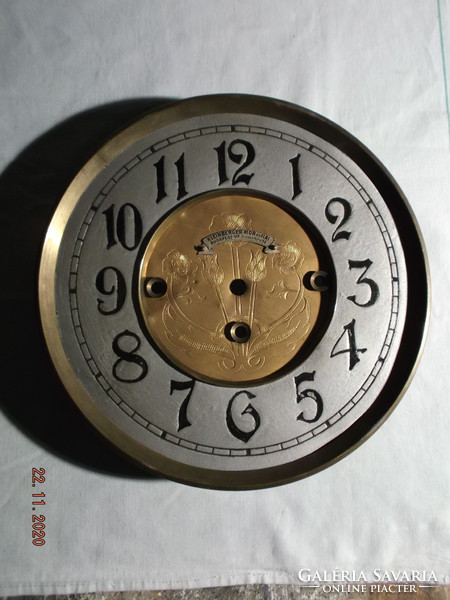 Large diameter complete dial for wall clock - with base plate. ---1---