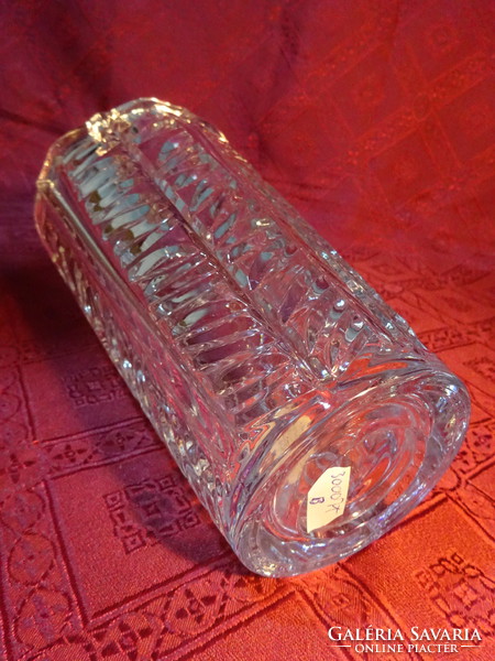 Üveg váza, magassága 20,5 cm, felső átmérője 12 cm. Vanneki!