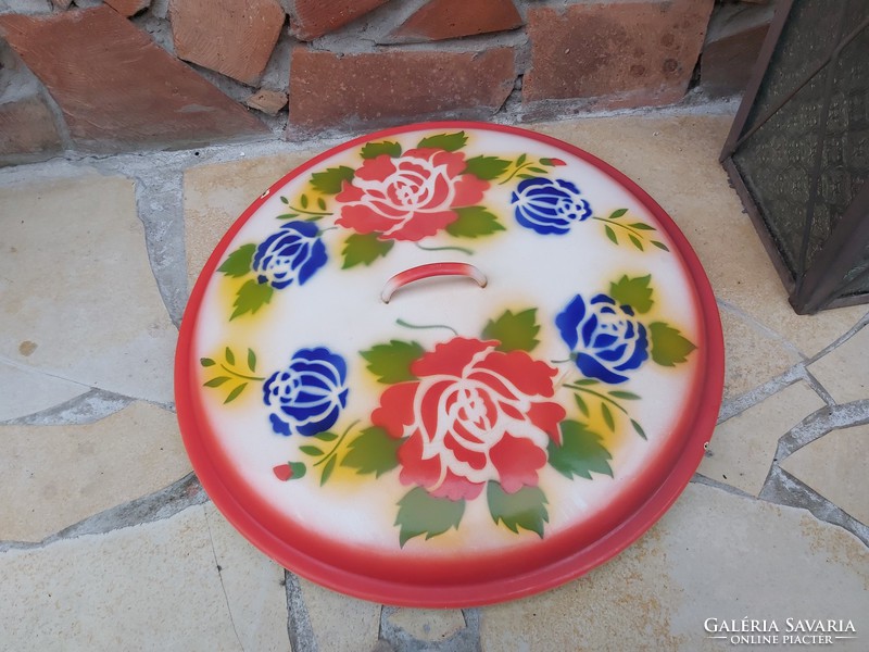 Beautiful rare enamel floral, rosy cover, nostalgia, collectible beauty.