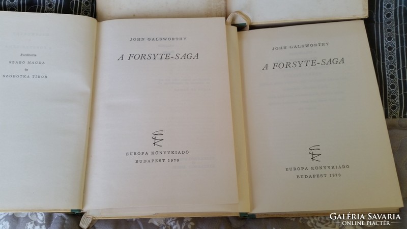 Forsyte Saga I. II. , Modern Komédia I. II  eladó!