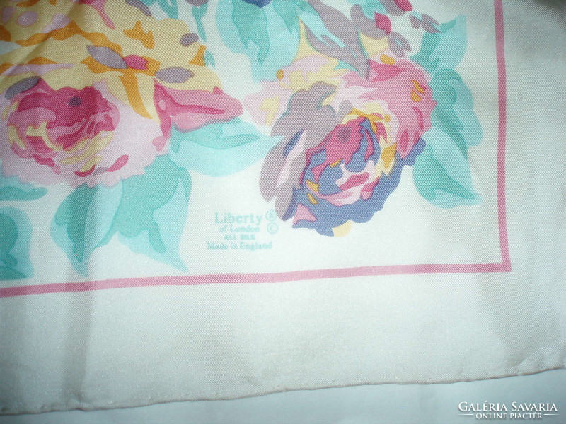 Vintage női  selyemkendő-Liberty