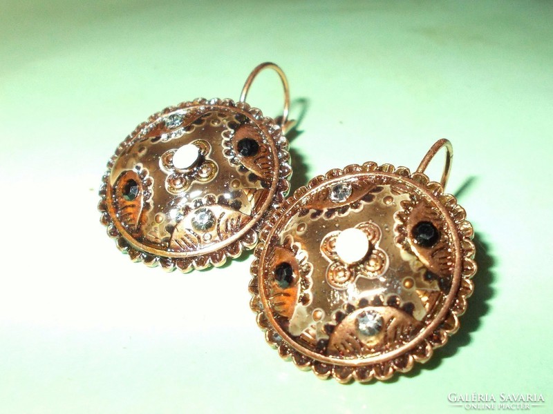 Unique ornate vintage earrings