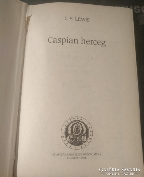 C. S. Lewis: Prince Caspian, The Chronicles of Narnia, negotiable