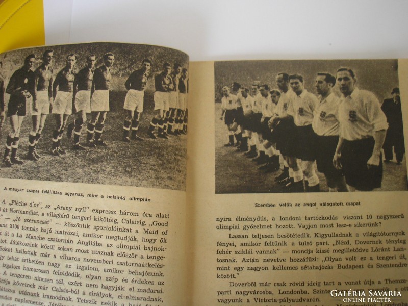 1953 World success in Wembley Hungary-England 6:3 silver + book + badge commemorative medal + guarantee