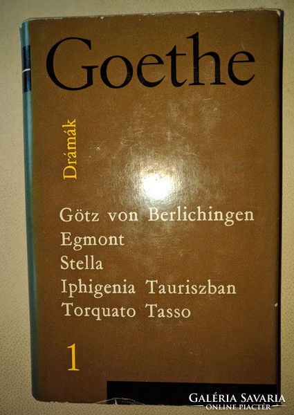 Goethe: Drámák 1.  1963