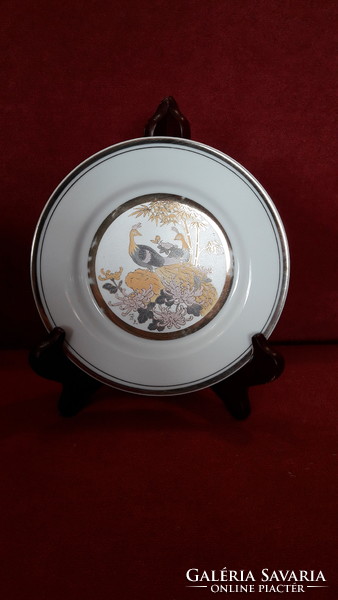 Peacock porcelain plate, bird plate 1.