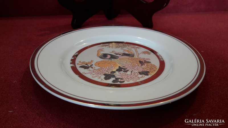 Peacock porcelain plate, bird plate 1.