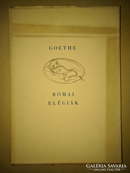 Johann Wolfgang Goethe: Római elégiák  1958