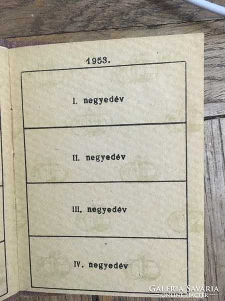 Magyar Szovjet Társaság Tagsági Könyv