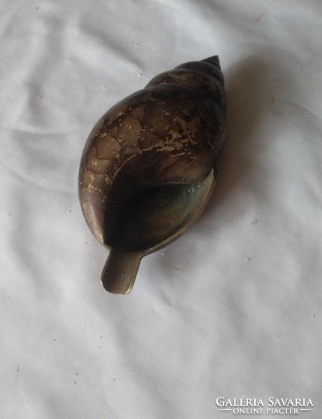 Bronze patina shell-shaped ashtray, recommend!