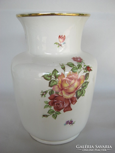 Gránit kerámia rózsás váza