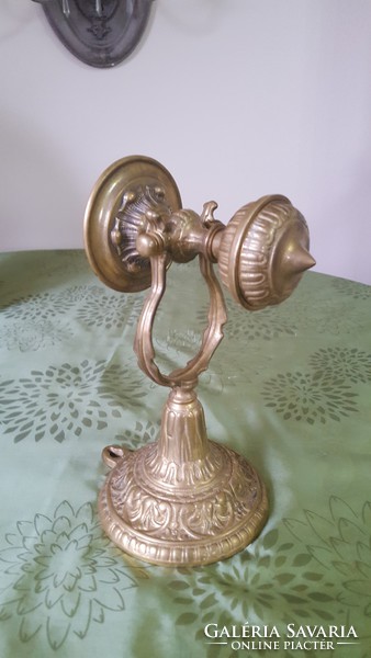 Rare antique, nautical copper, candle holder