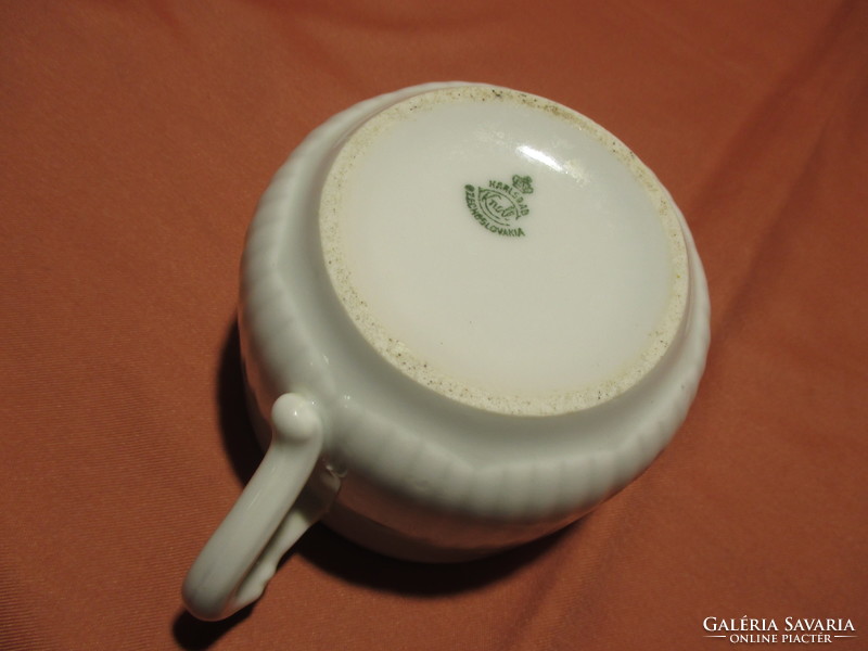 Gyönyörű antik ibolyás Karlsbad csésze, bögre