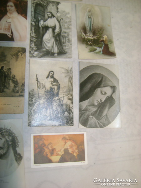 Egyházi, vallási témájú képek, fotók, képeslapok - tizenhárom darab
