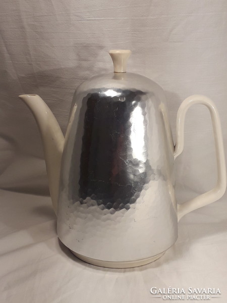Antik art deco design thermo melegen tartó kávé tea kiöntő ritkaság