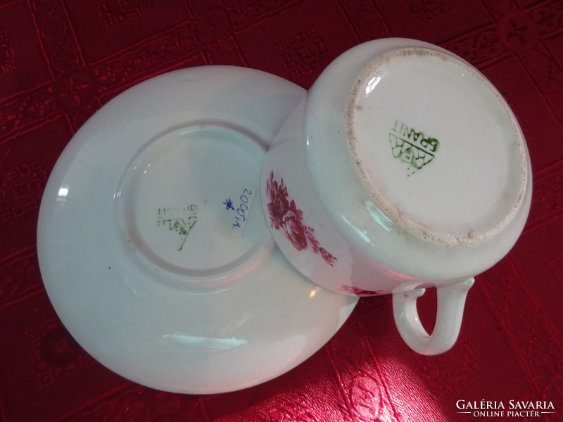 Granite porcelain tea cup + saucer. The diameter of the washer is 15.5 cm. He has! Jokai