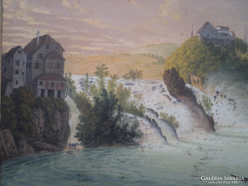Alois Schaffer- Mühle und Wasserfall.
