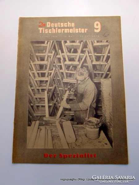 1942 május 15  /  Der Deutsche Tischlermeister  /  Régi ÚJSÁGOK KÉPREGÉNYEK MAGAZINOK Ssz.:  17456