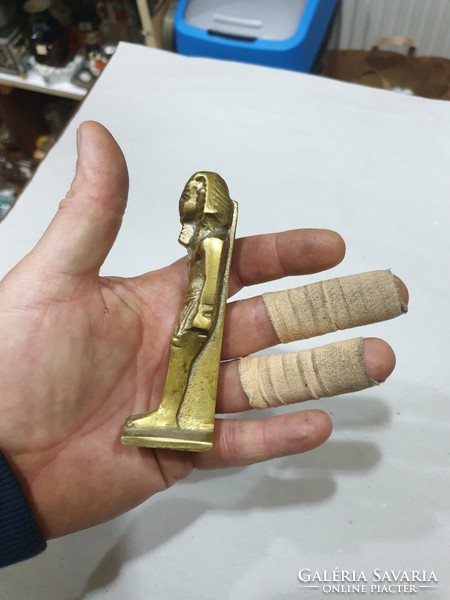 Egyiptomi réz figura 