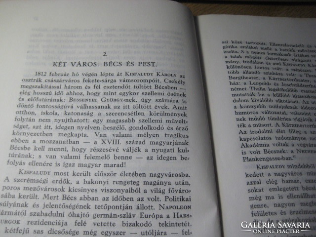 KISFALUDY  KÁROLY  , írta Spender Andor , Királyi Egyetemi Nyomda 1930 . 120 oldalon
