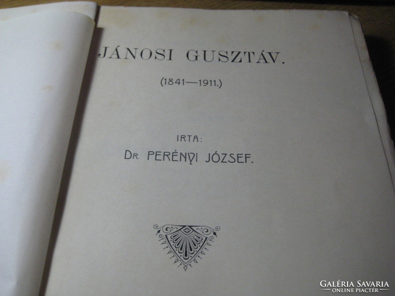 Jánosi Gusztáv / Veszprém 1841-1911 / püspök, műfordító