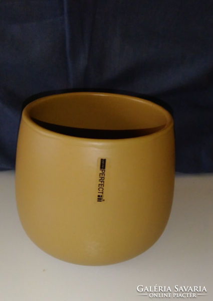 Desert sand colored ceramic flower pot, flowerpot, - plant pot perfect ft