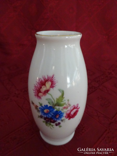 Hollóházi porcelán váza, magassága 11,5 cm. Vanneki!